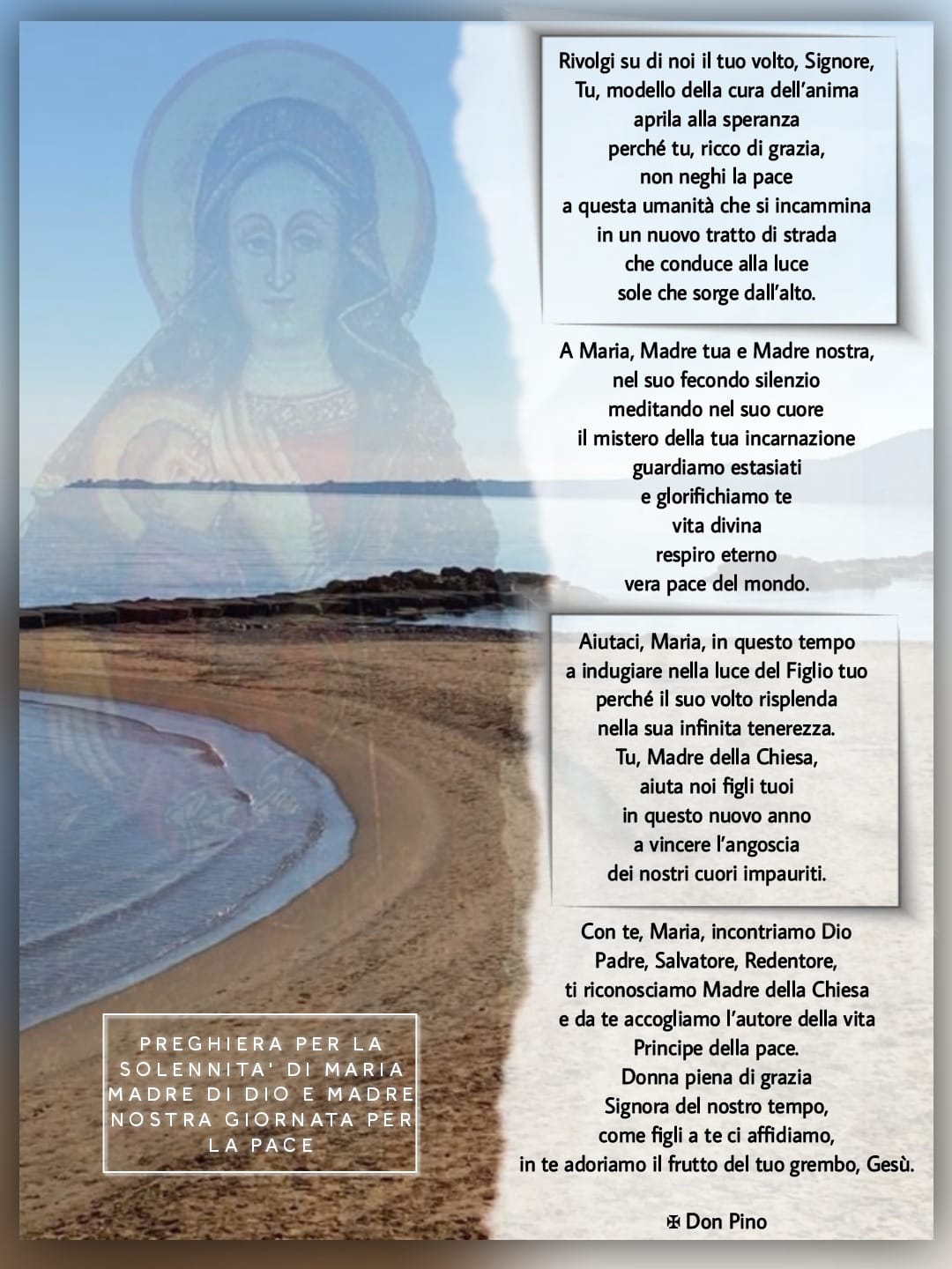 Preghiera A Maria Madre Di Dio Preghiera per la Solennità di Maria Santissima Madre di Dio e Madre