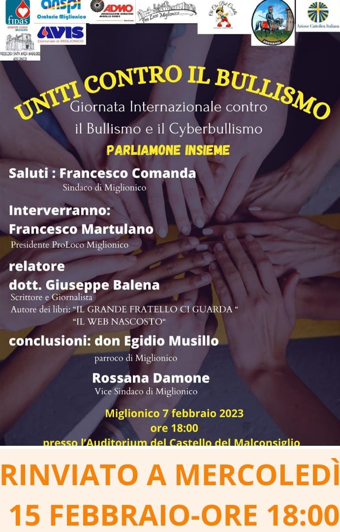 Giornata contro il bullismo