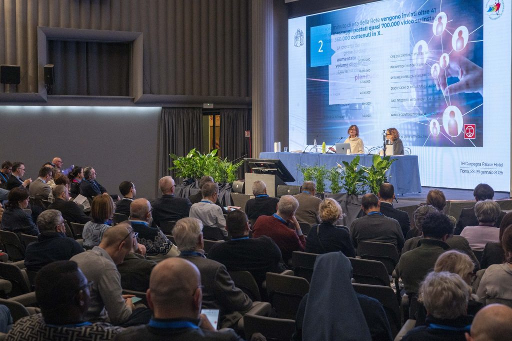 Convegno Nazionale 2025: A.I. Confini della comunicazione e Giubileo del mondo della comunicazione.
La professoressa Mariagrazia Franchi.